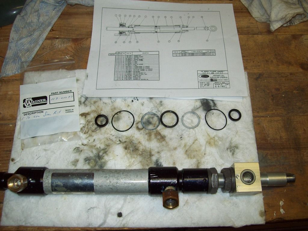 bleeding procedure for Wagner 700 series hydraulic steering, dual